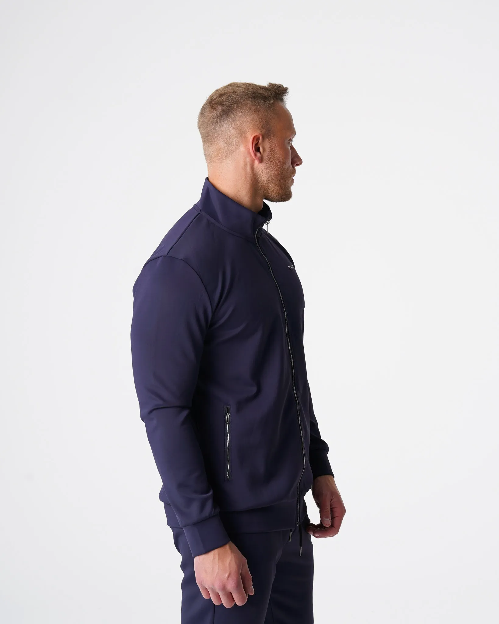 Navy Track Jacket sold by NVGTN product image thumbnail 3