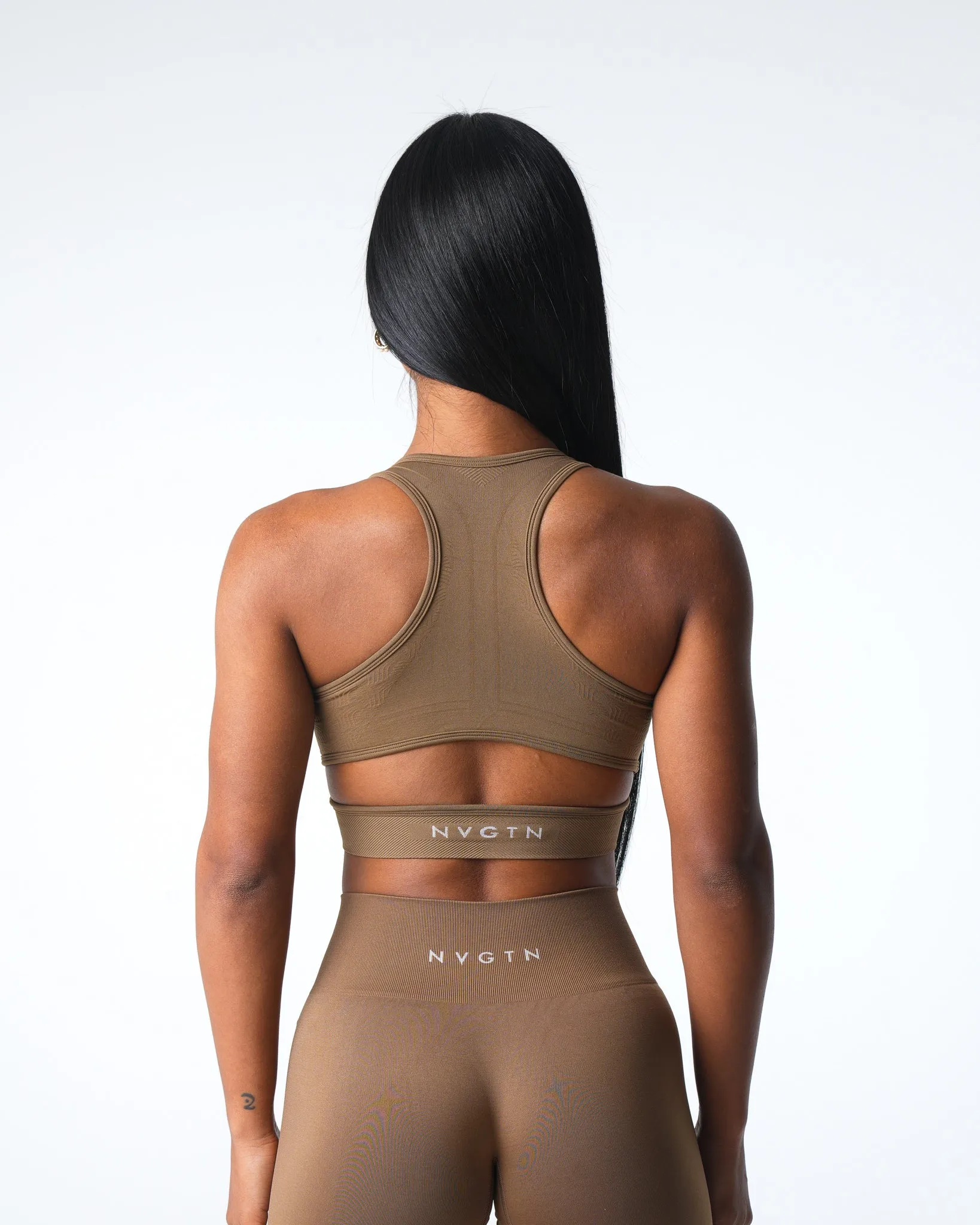 Toasted Almond Rise Seamless Bra sold by NVGTN product image thumbnail 2