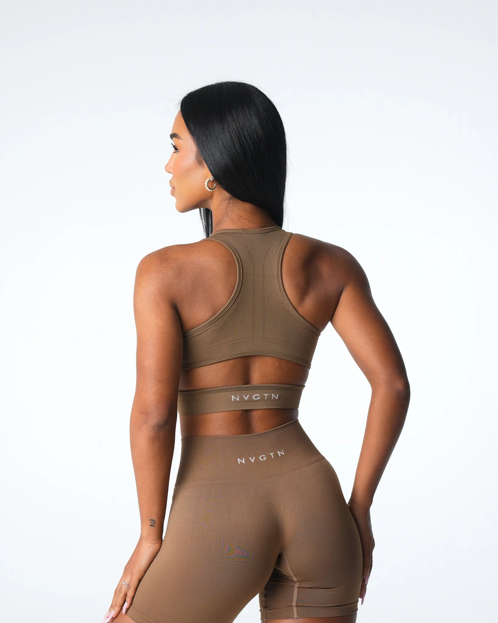 Toasted Almond Rise Seamless Bra sold by NVGTN product image thumbnail 4