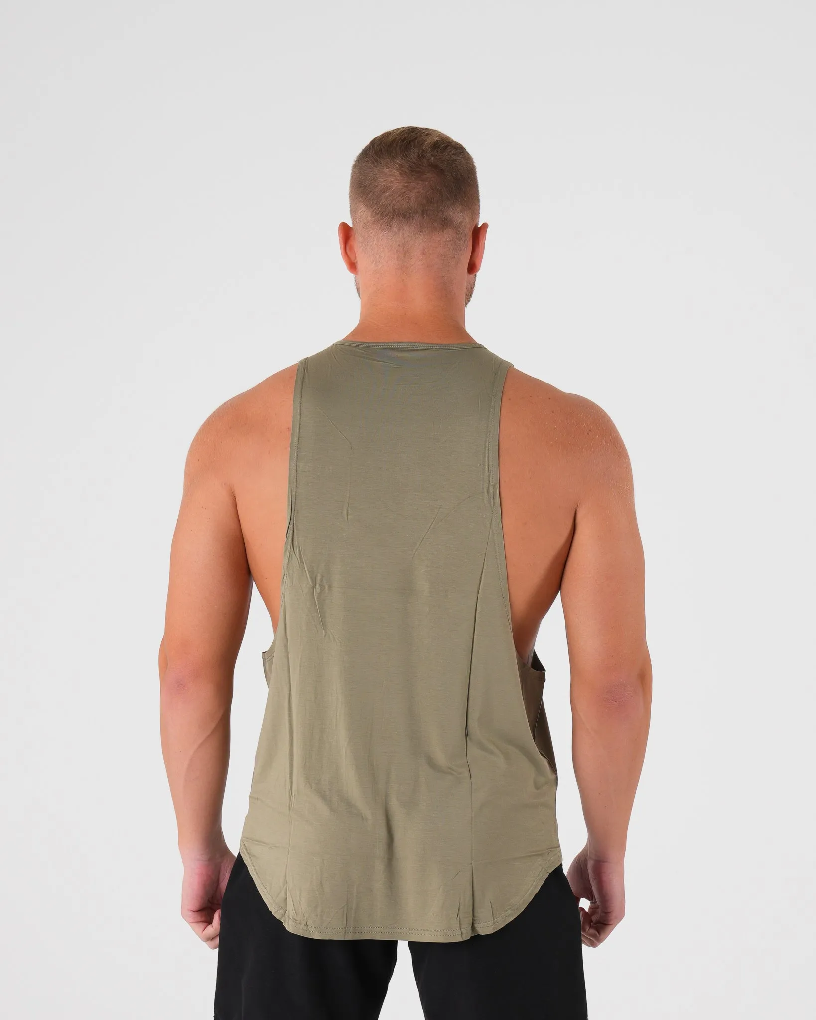 Sage Green Tech Edge Tank sold by NVGTN product image thumbnail 2