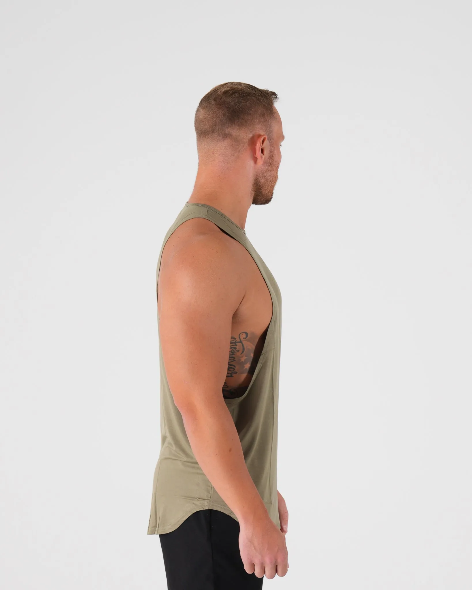 Sage Green Tech Edge Tank sold by NVGTN product image thumbnail 4