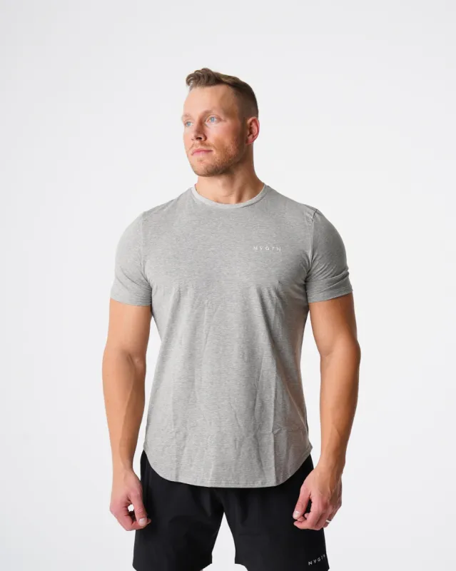 Grey Pulse Fitted Tee sold by NVGTN