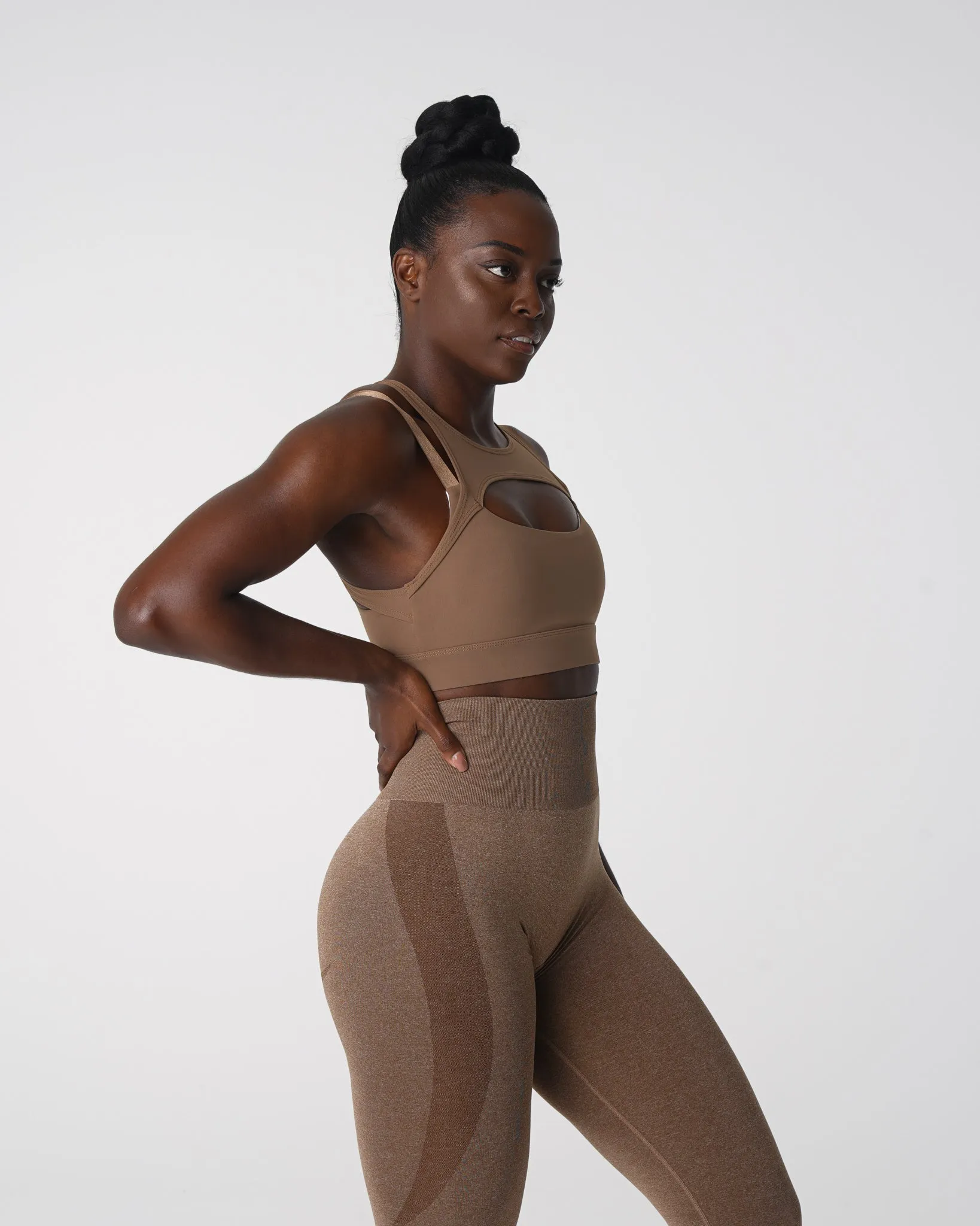 Mocha Apex Bra sold by NVGTN product image thumbnail 4