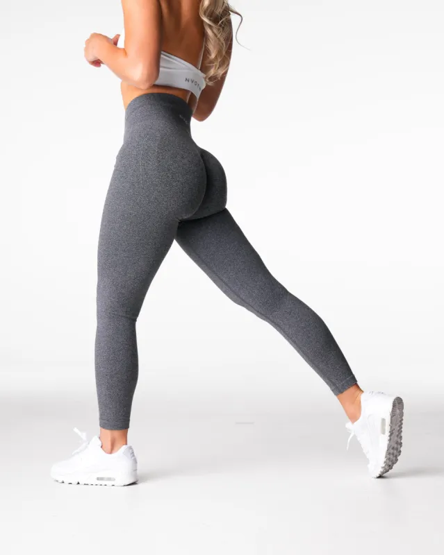Black Speckled Lift Seamless Leggings sold by NVGTN