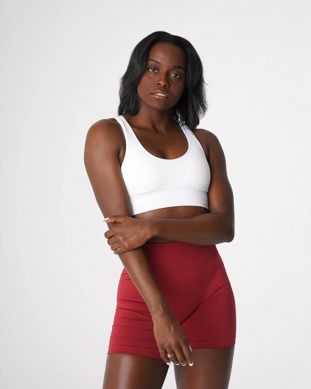 White Galaxy Ribbed Seamless Bra sold by NVGTN product image thumbnail 2