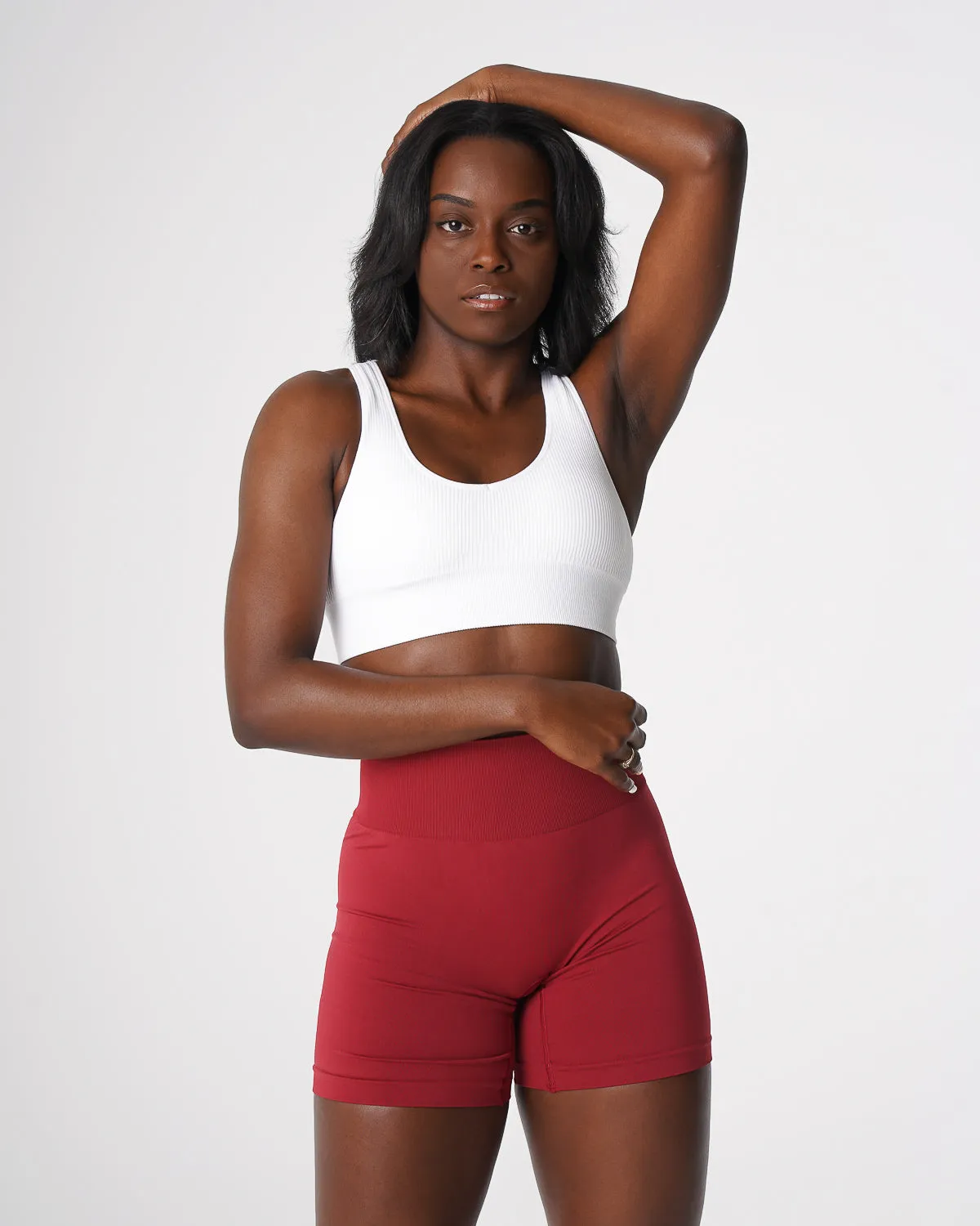 White Galaxy Ribbed Seamless Bra sold by NVGTN product image thumbnail 4