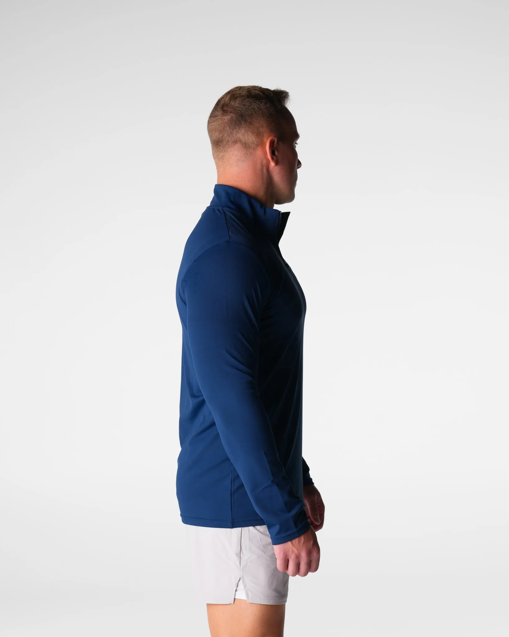 Navy Skyline Quarter Zip sold by NVGTN product image thumbnail 2