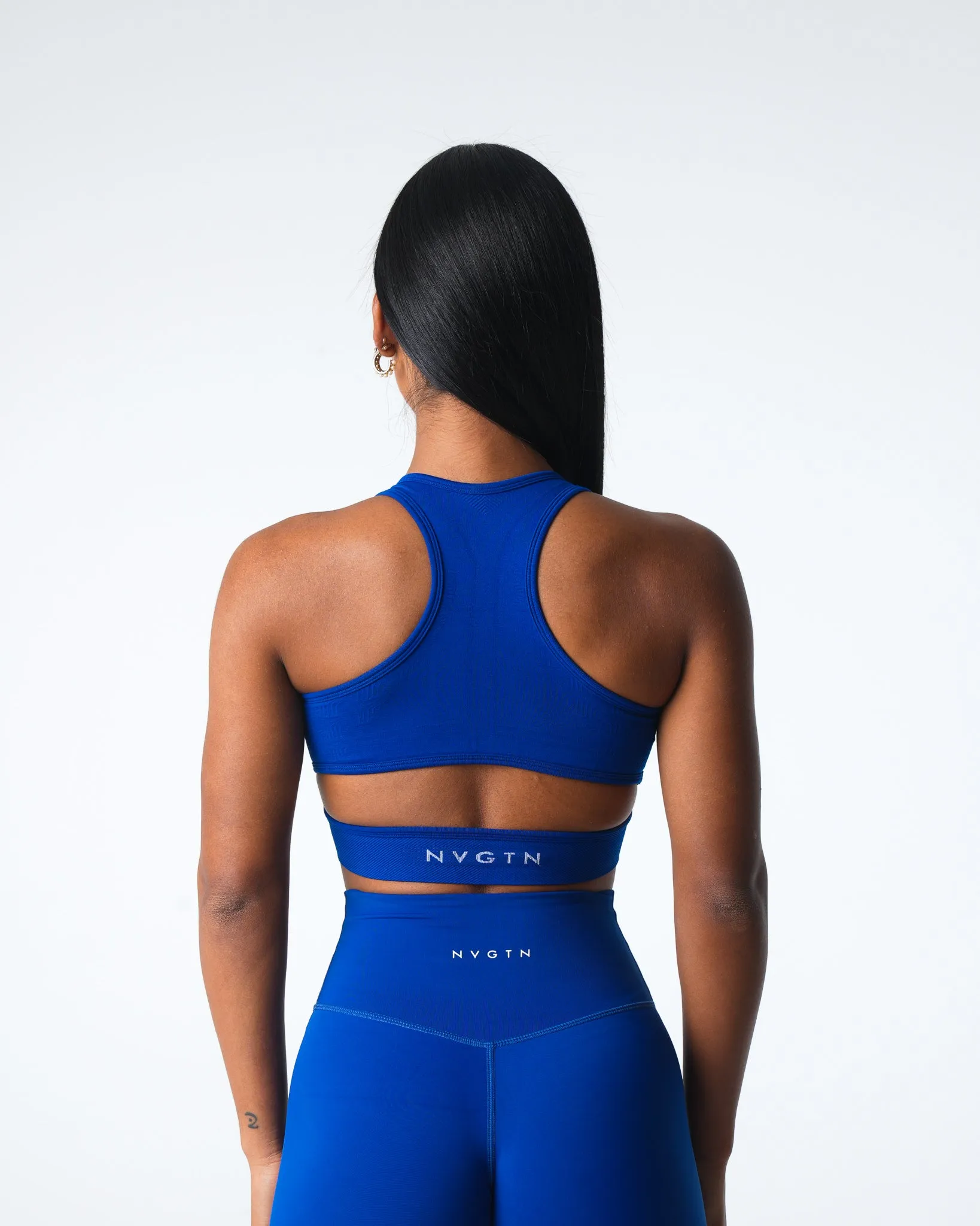 Sapphire Blue Rise Seamless Bra sold by NVGTN product image thumbnail 2