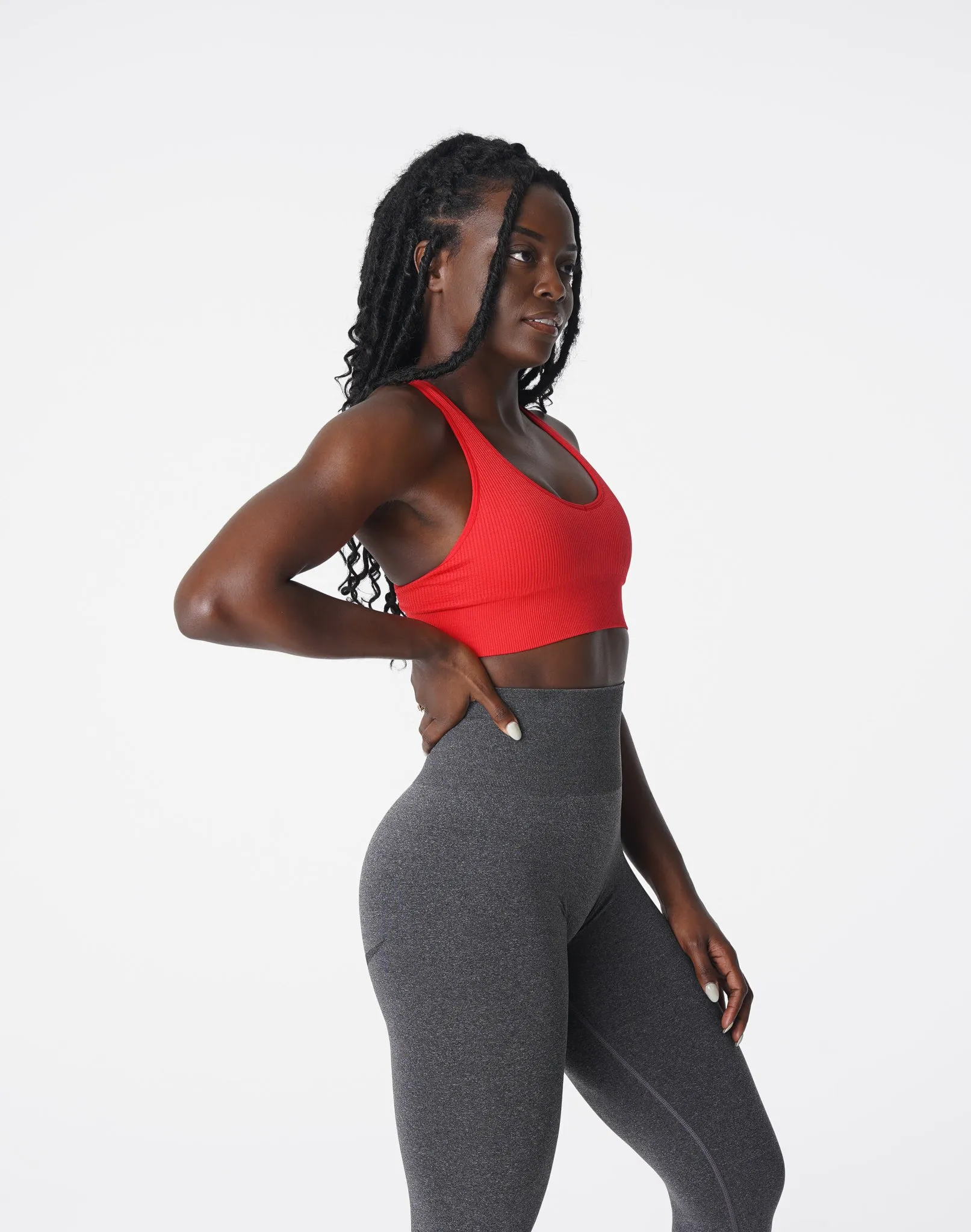 Scarlet Galaxy Ribbed Seamless Bra sold by NVGTN product image thumbnail 2