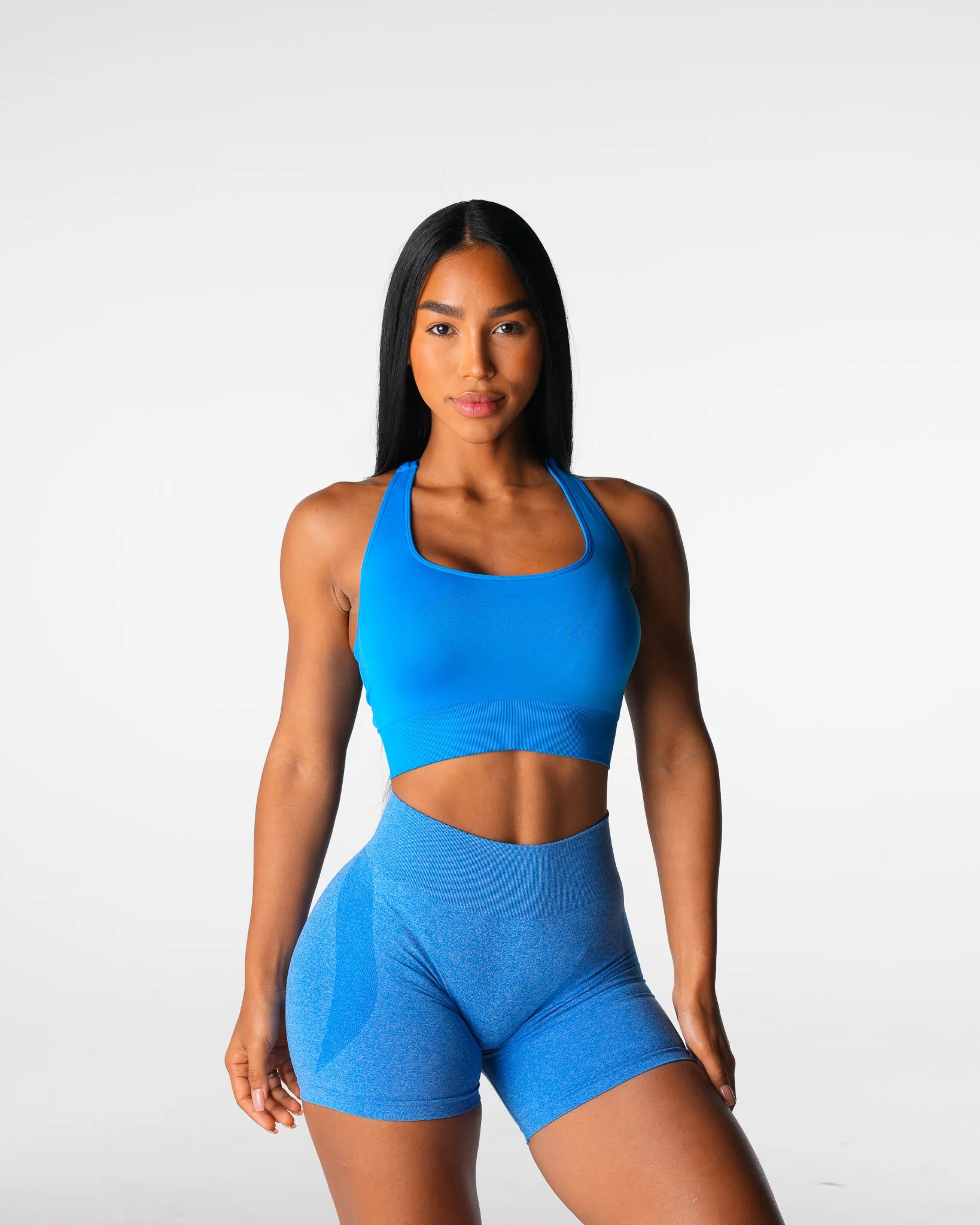 Ocean Blue Thrive Seamless Bra sold by NVGTN product image thumbnail 2