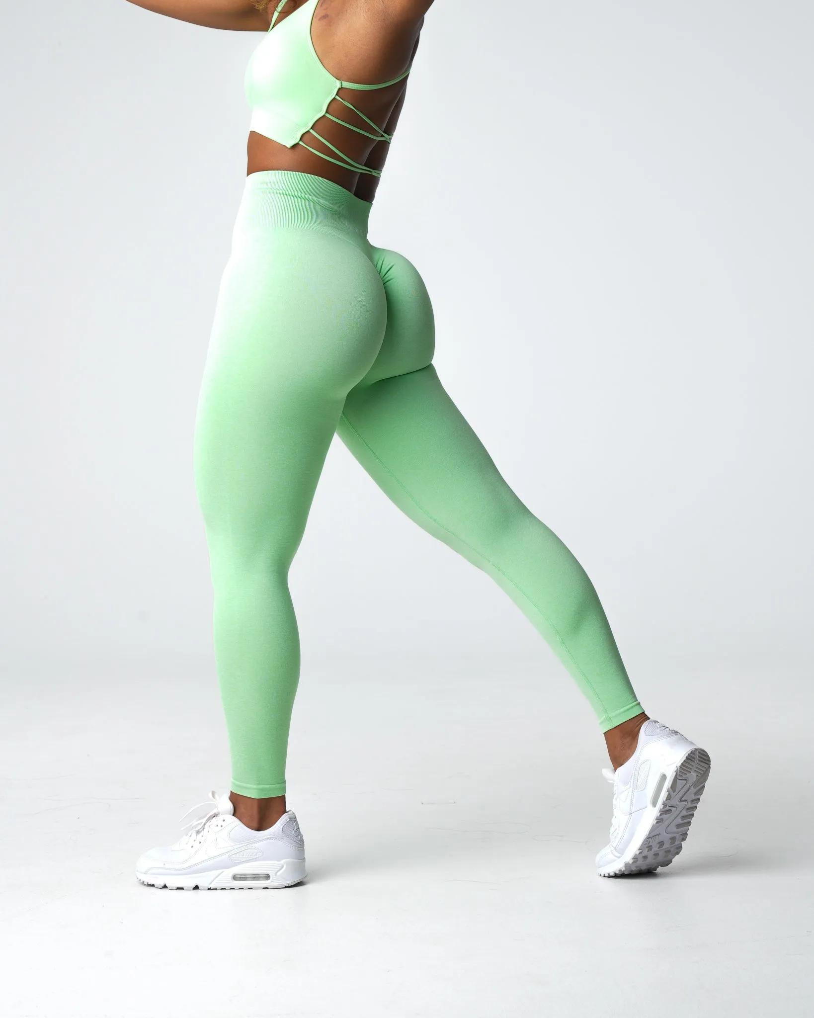 Pistachio Scrunch Seamless Leggings sold by NVGTN