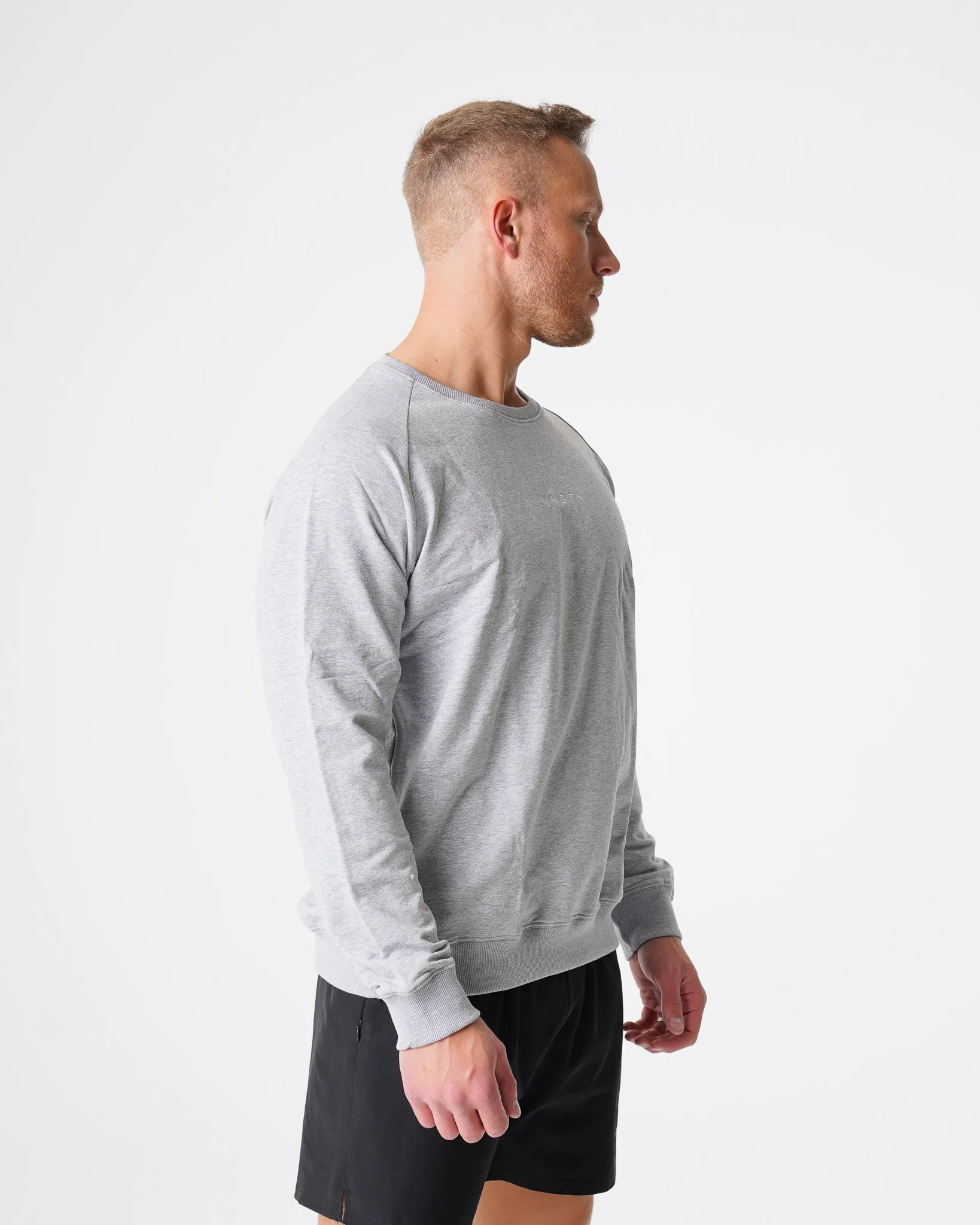 Grey Crew Neck Sweatshirt sold by NVGTN product image thumbnail 3
