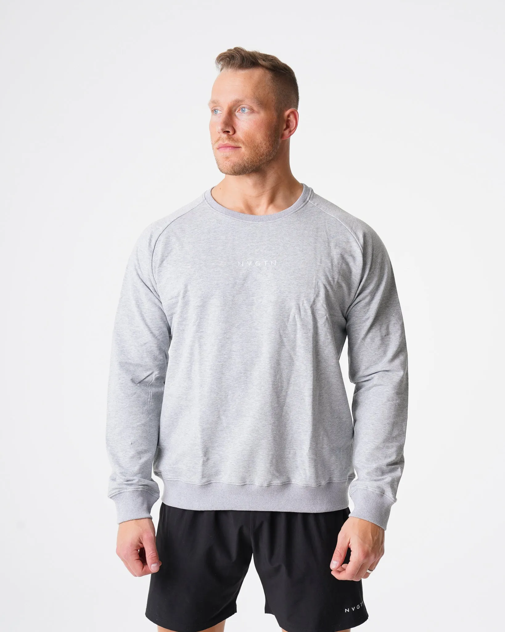 Grey Crew Neck Sweatshirt sold by NVGTN