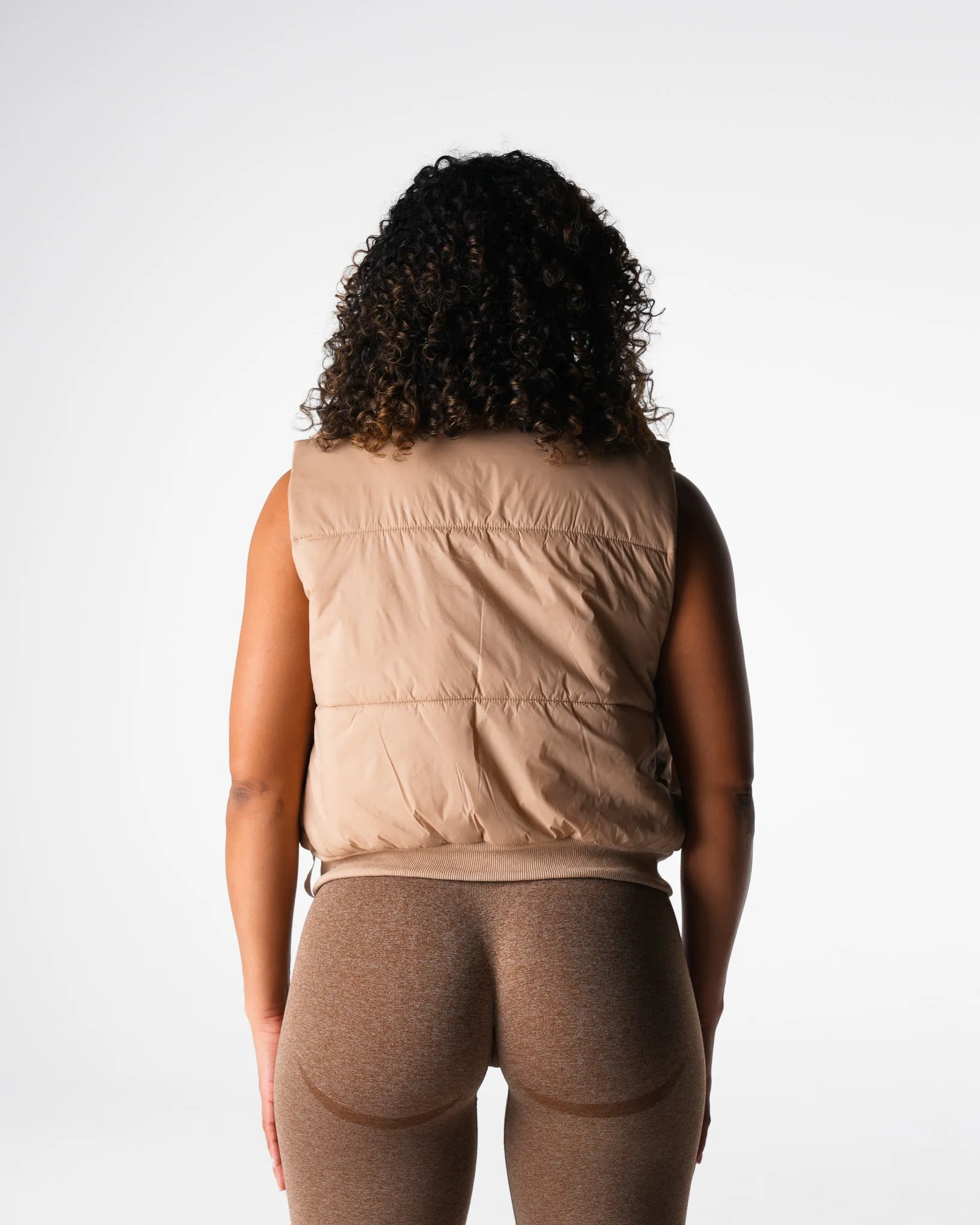 Cream Cloud Puffer Vest sold by NVGTN product image thumbnail 3