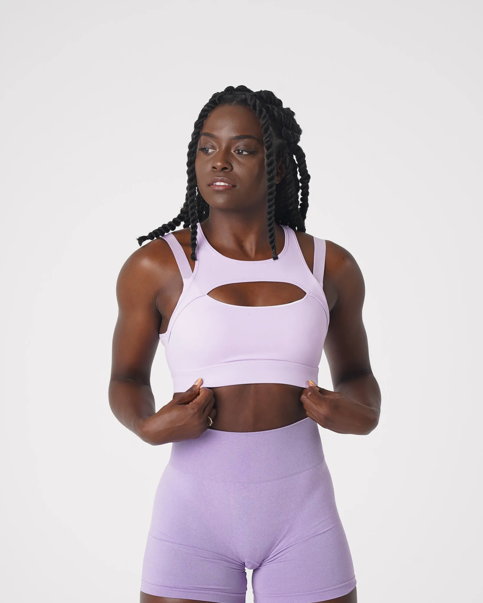 Lavender Apex Bra sold by NVGTN