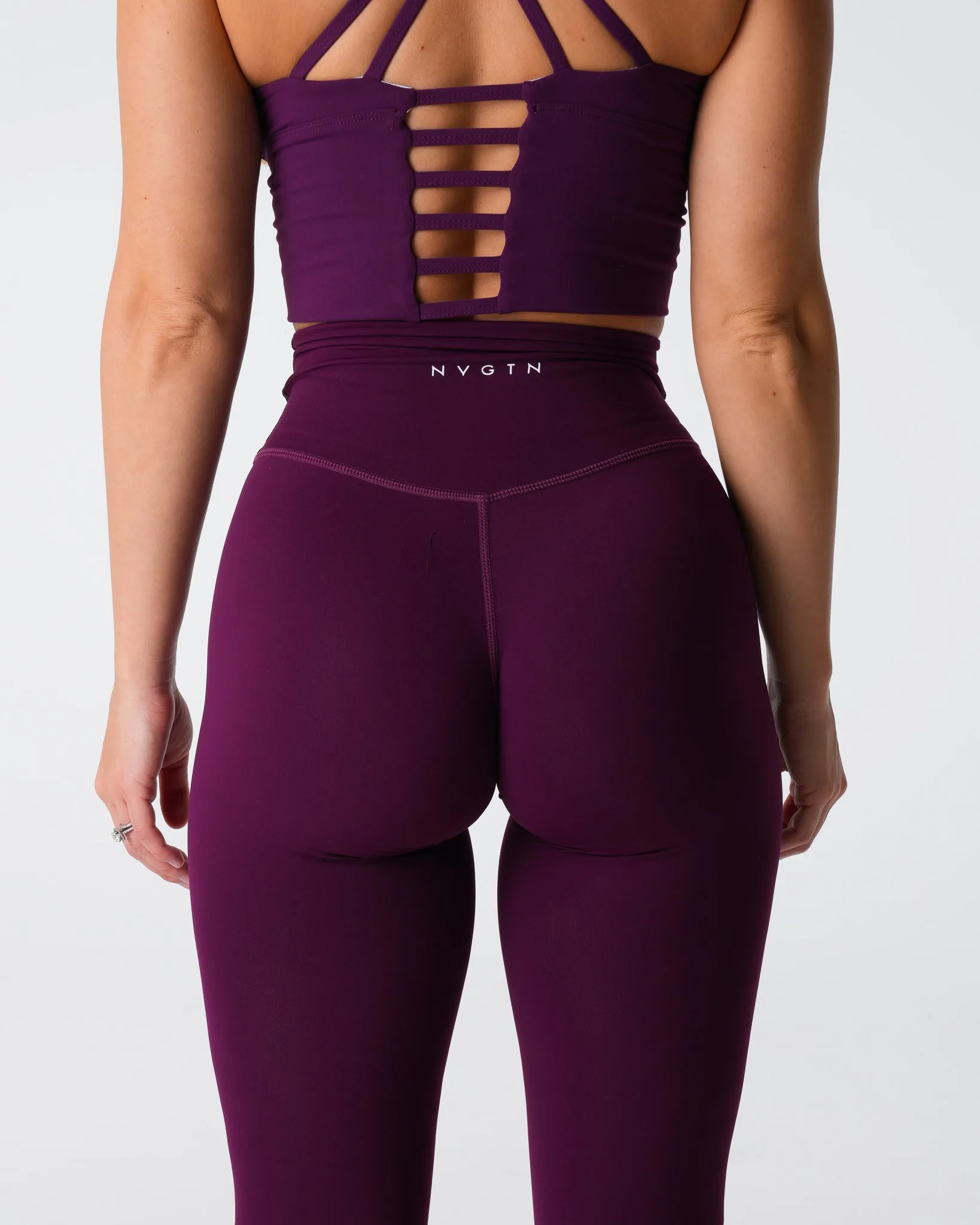 Plum Signature 2.0 Leggings sold by NVGTN product image thumbnail 2