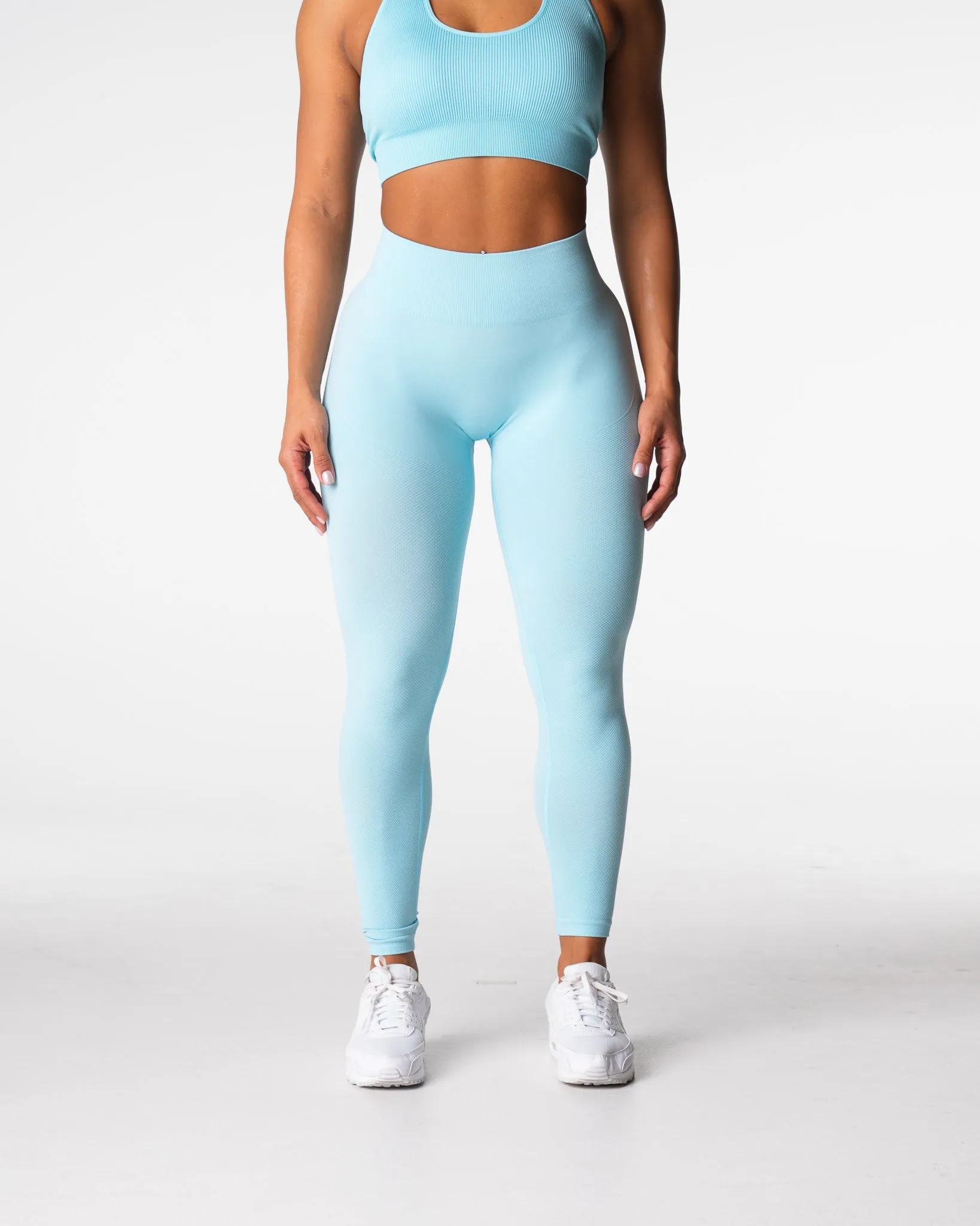 Pastel Blue Lift Seamless Leggings sold by NVGTN product image thumbnail 4