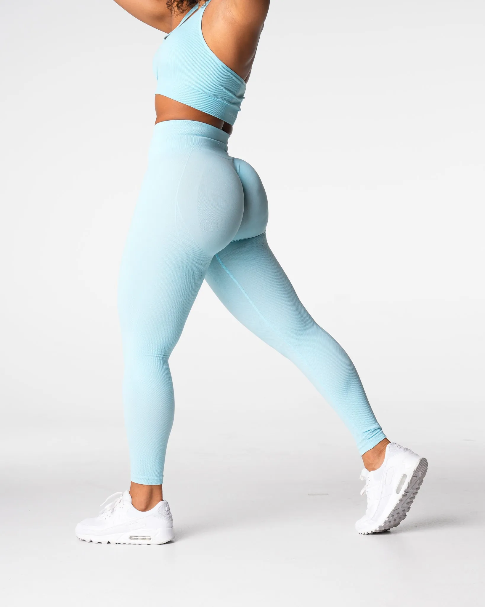 Pastel Blue Lift Seamless Leggings sold by NVGTN
