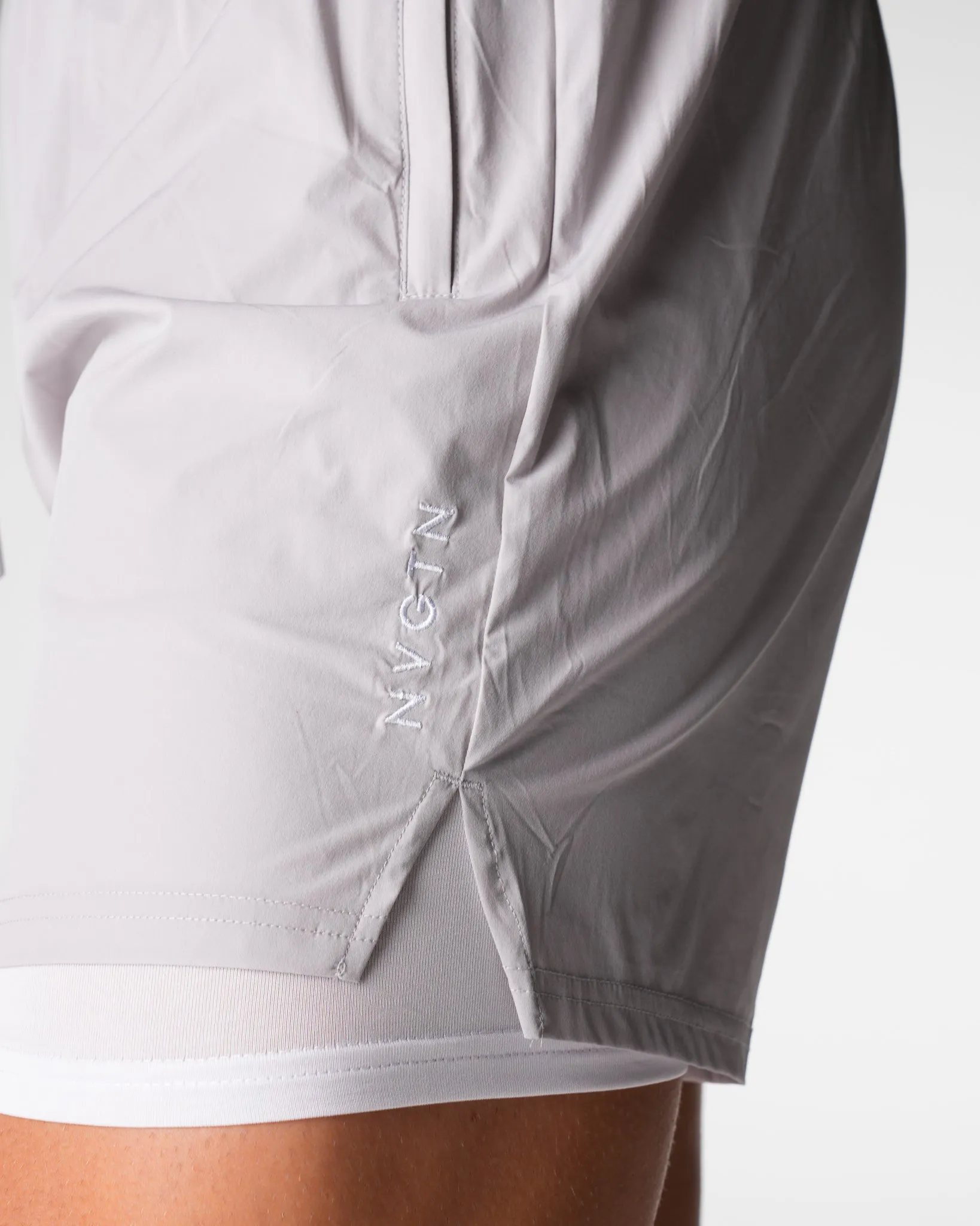 Light Grey Voyager Shorts sold by NVGTN product image thumbnail 2