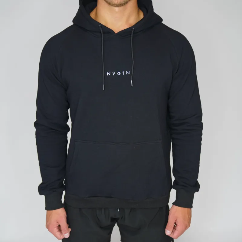 Black Warmup Hoodie sold by NVGTN