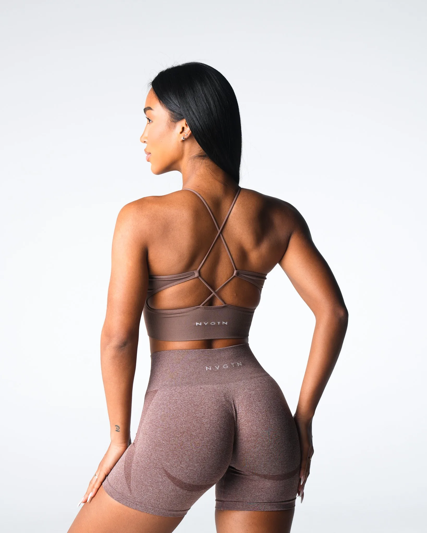 Cocoa Embrace Seamless Bra sold by NVGTN product image thumbnail 4