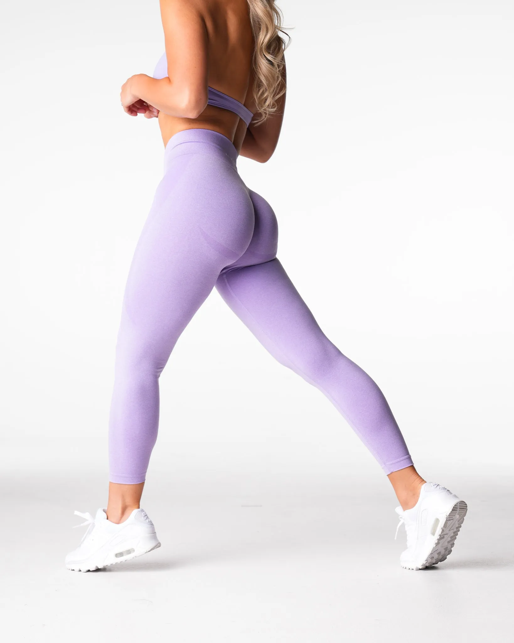 Lilac Mid Rise Contour Seamless Leggings sold by NVGTN product image thumbnail 3