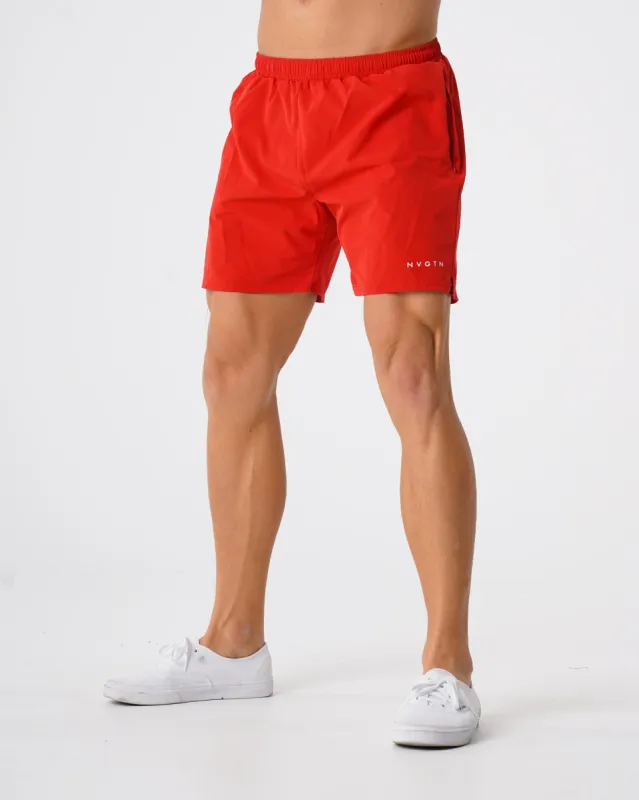 Red Flex Shorts sold by NVGTN