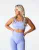 Periwinkle Desire Ribbed Seamless Bra sold by NVGTN