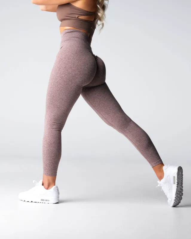 Cocoa Scrunch Seamless Leggings sold by NVGTN