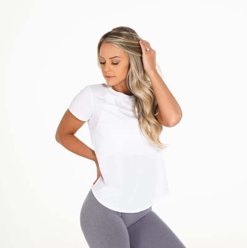 White Lavish Tee sold by NVGTN