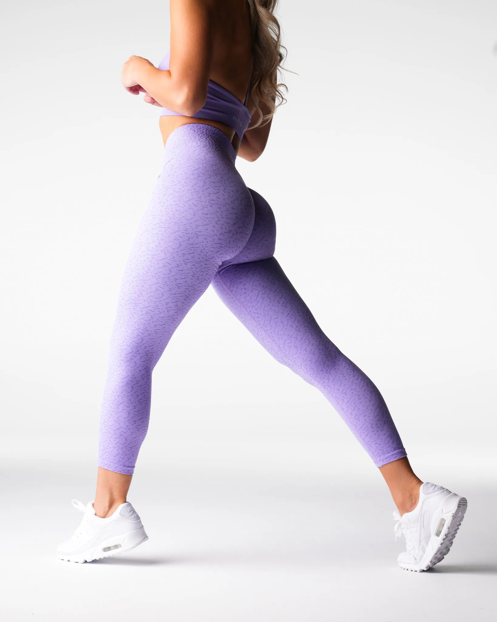 Lilac Zesty Seamless Leggings sold by NVGTN product image thumbnail 3