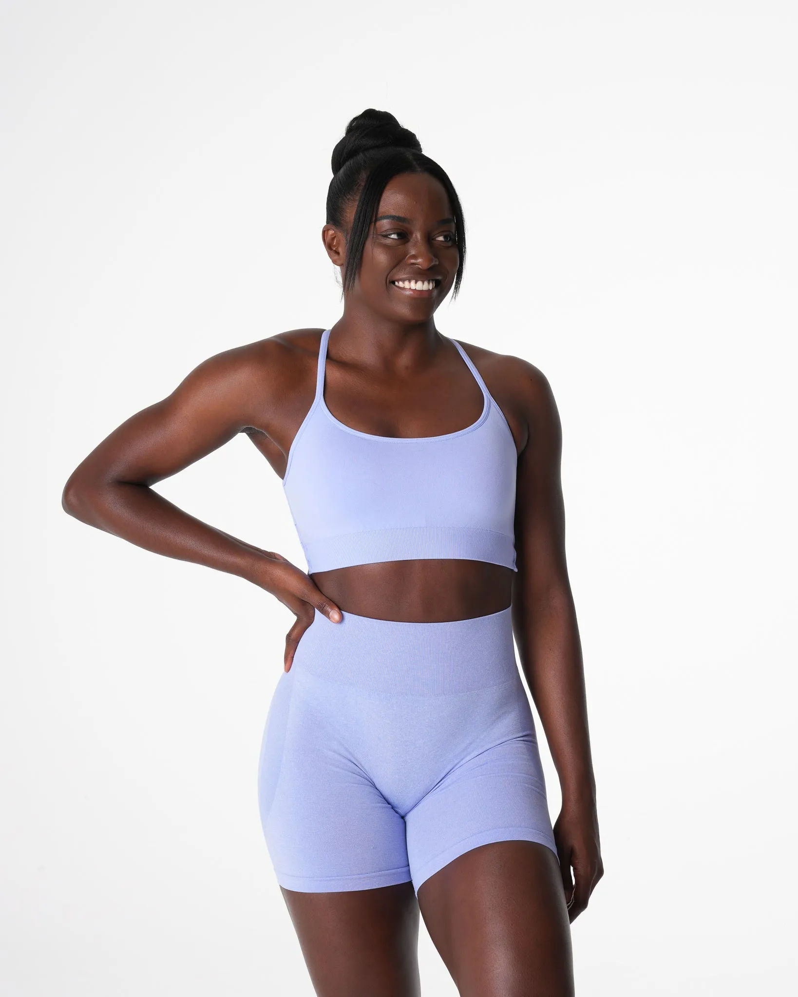 Periwinkle Invincible Seamless Bra sold by NVGTN product image thumbnail 4