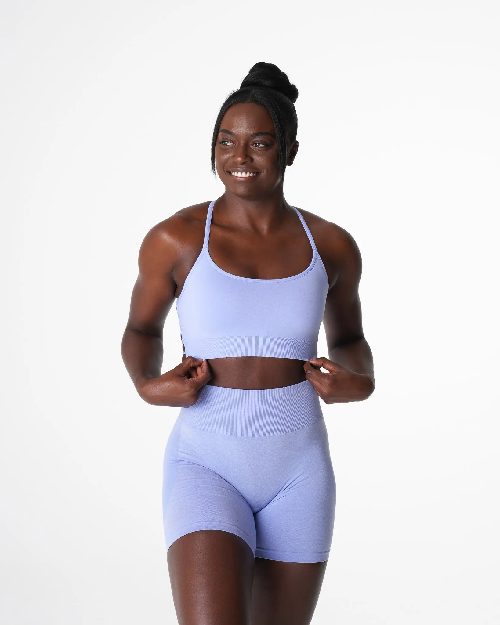 Periwinkle Invincible Seamless Bra sold by NVGTN product image thumbnail 3