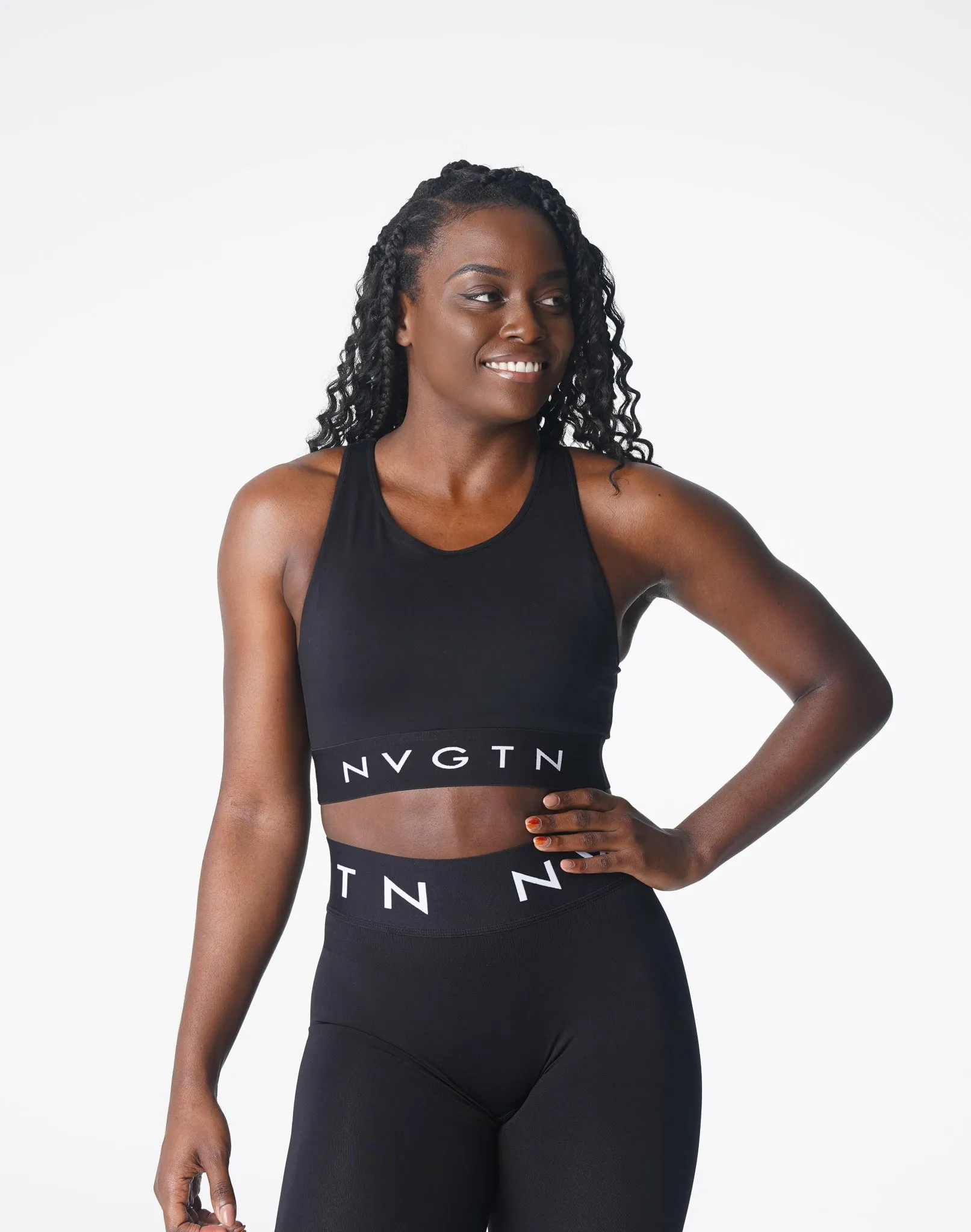 Black Trilogy Sport Seamless Bra sold by NVGTN product image thumbnail 3