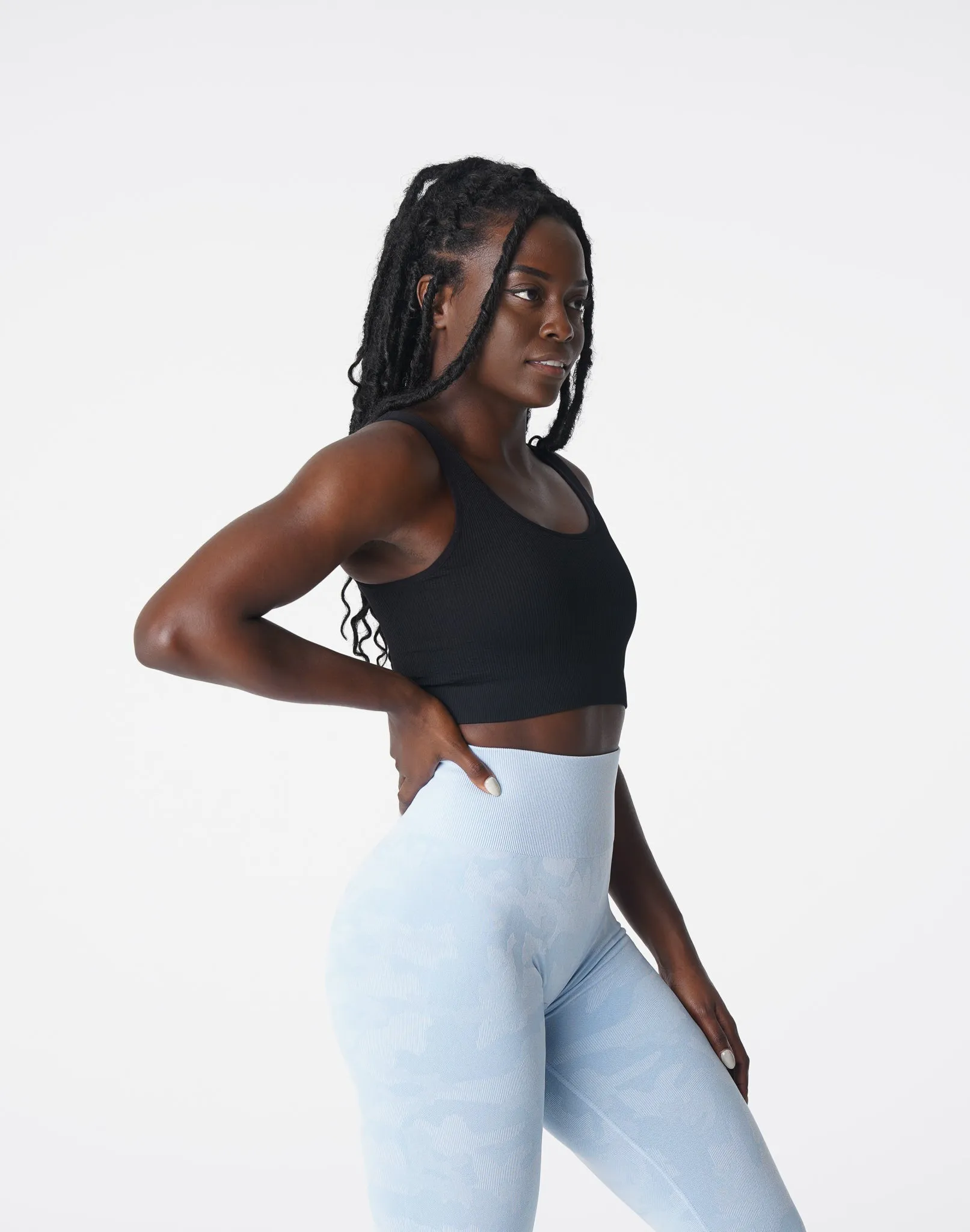 Black Desire Ribbed Seamless Bra sold by NVGTN product image thumbnail 3