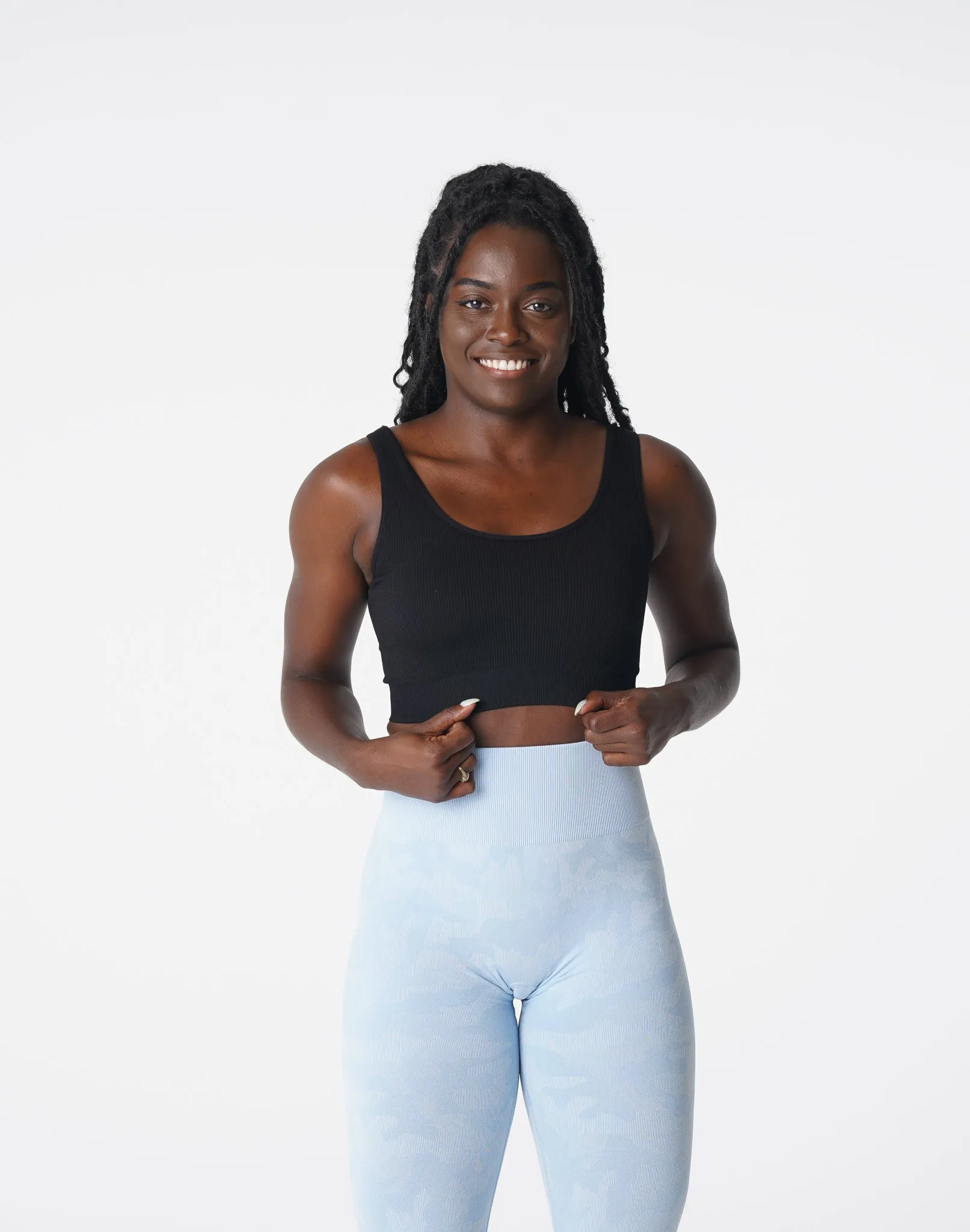 Black Desire Ribbed Seamless Bra sold by NVGTN product image thumbnail 2