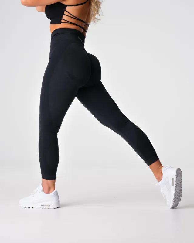 Black Contour 2.0 Seamless Leggings sold by NVGTN
