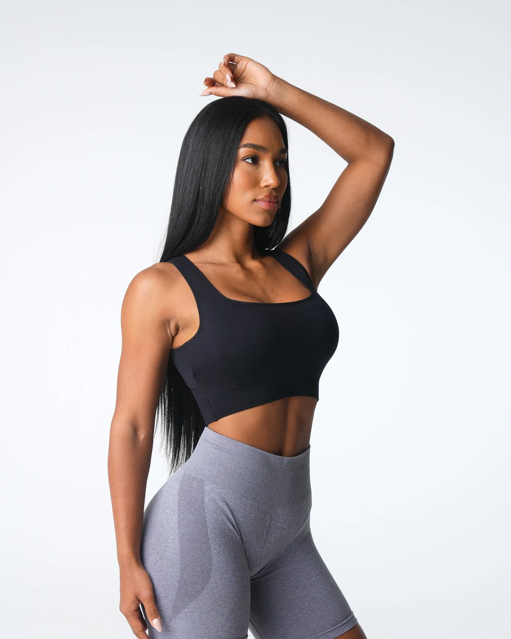 Black Empower Seamless Bra sold by NVGTN product image thumbnail 3