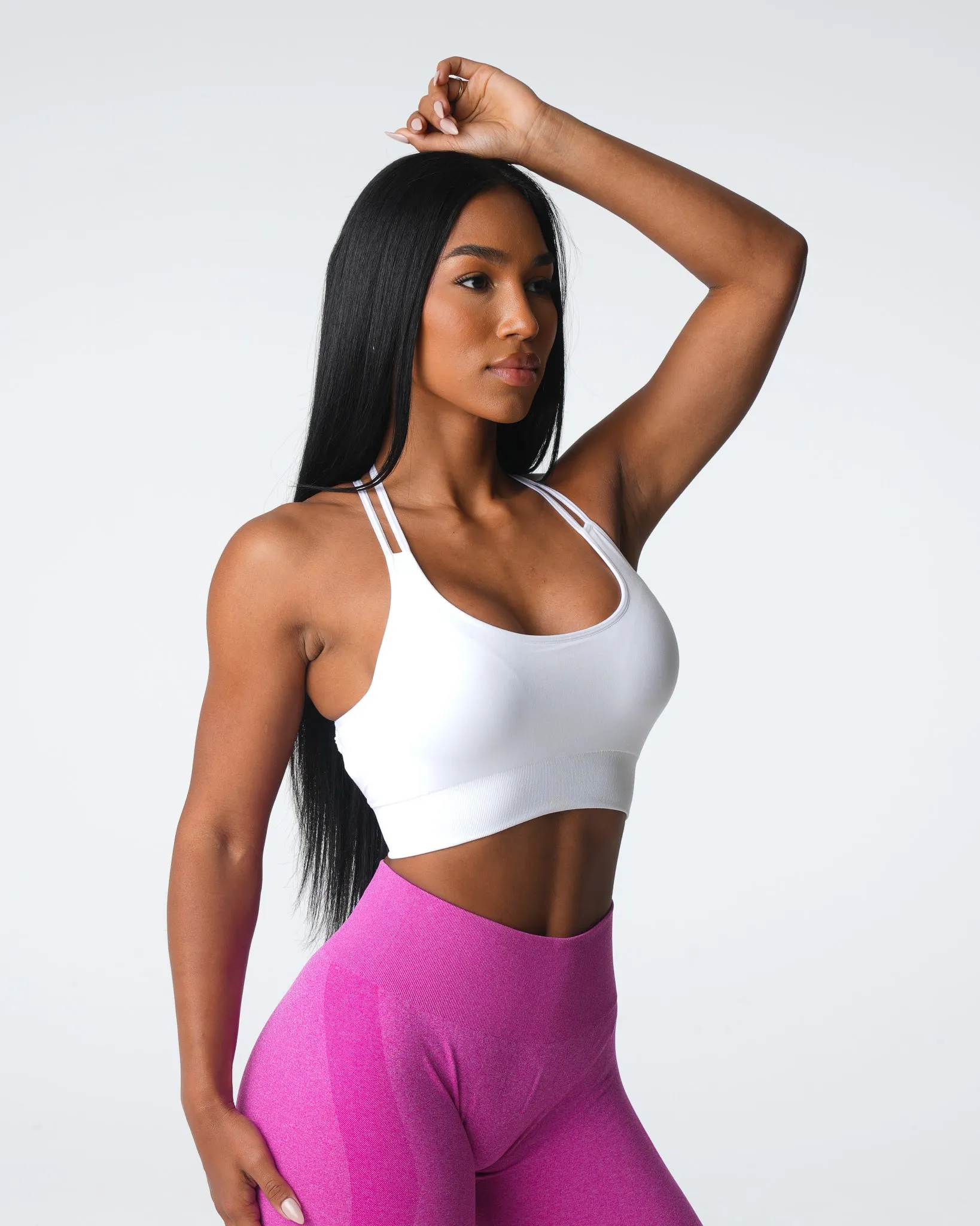 White Virtue Seamless Bra sold by NVGTN product image thumbnail 3
