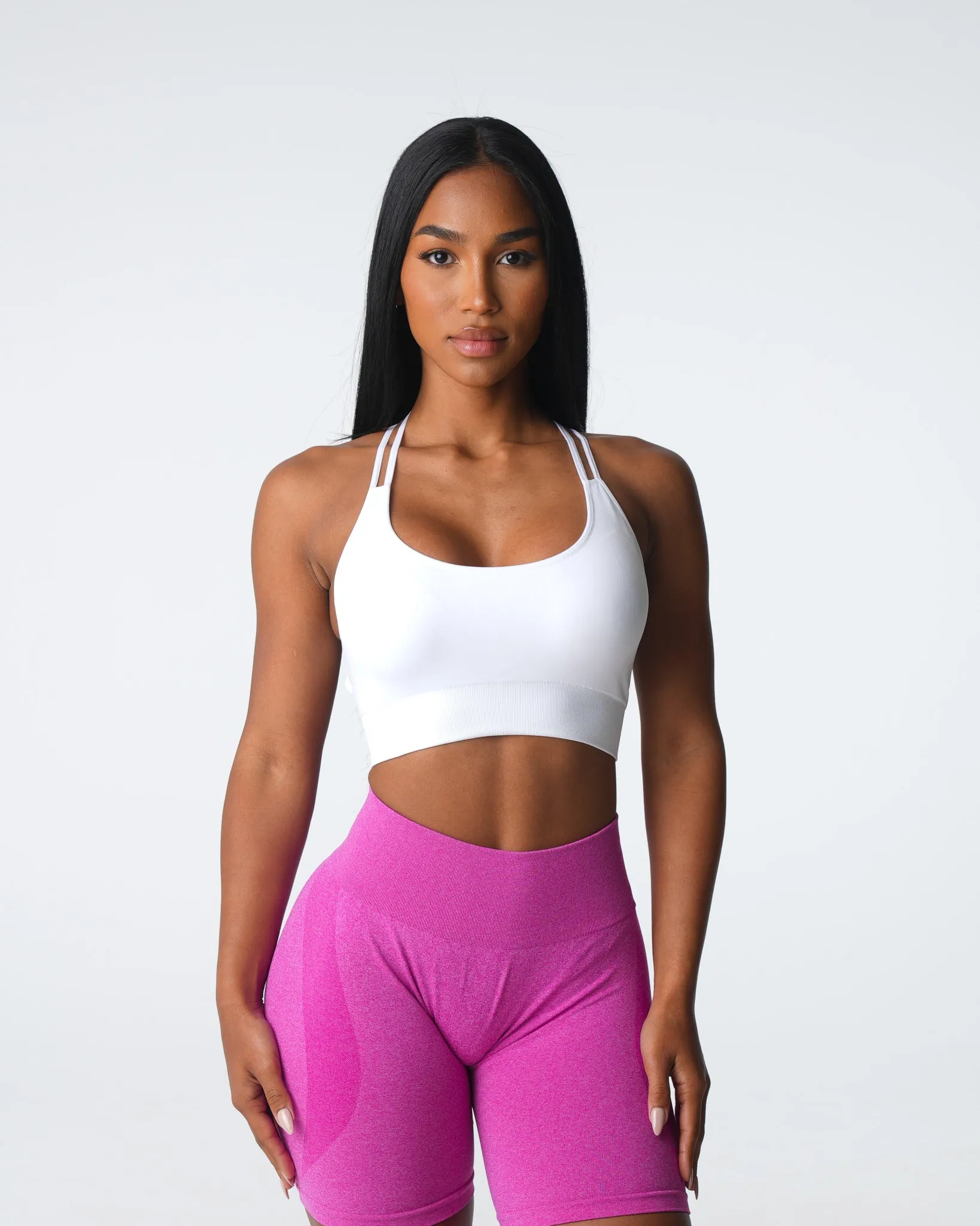 White Virtue Seamless Bra sold by NVGTN product image thumbnail 2