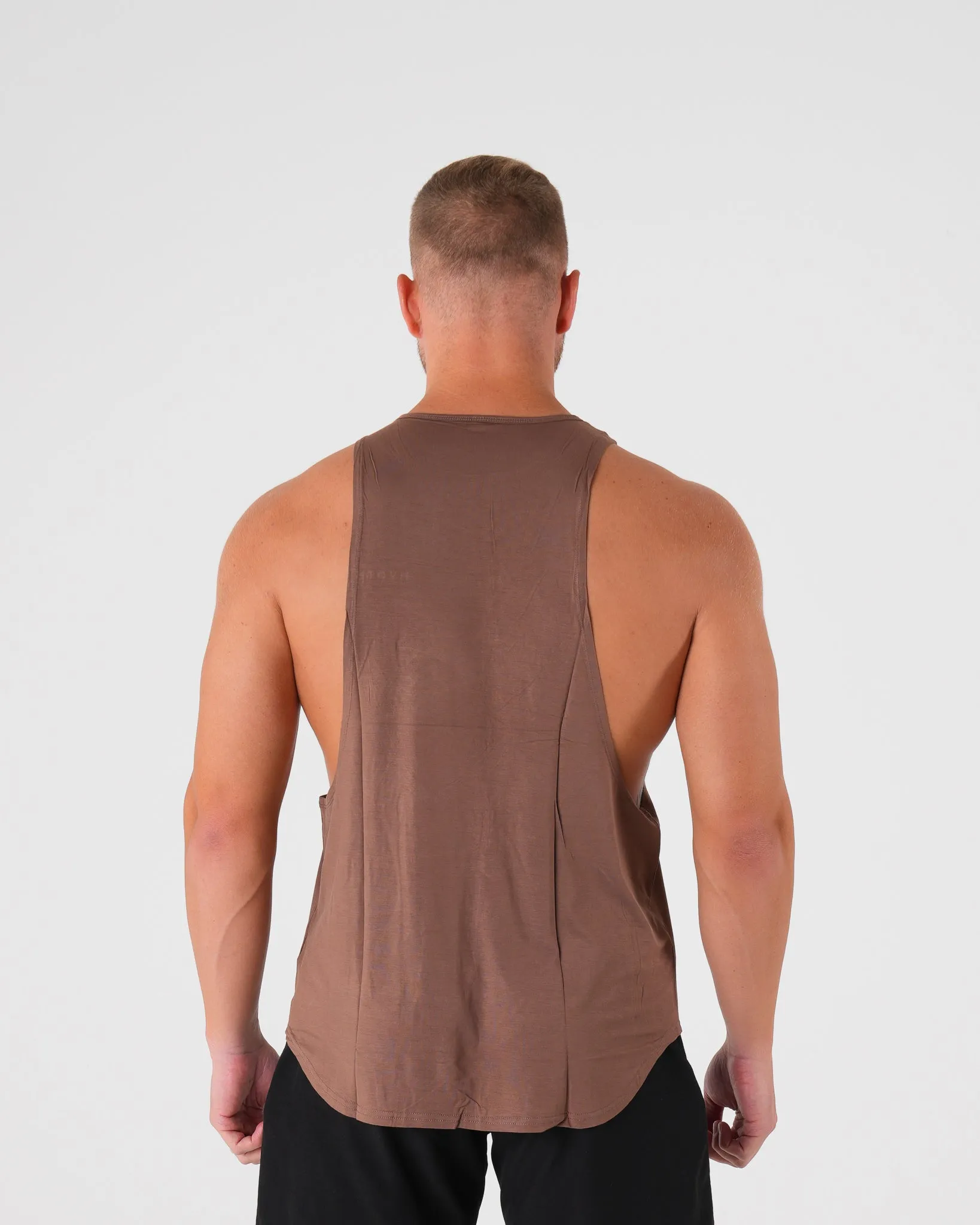 Mocha Tech Edge Tank sold by NVGTN product image thumbnail 2