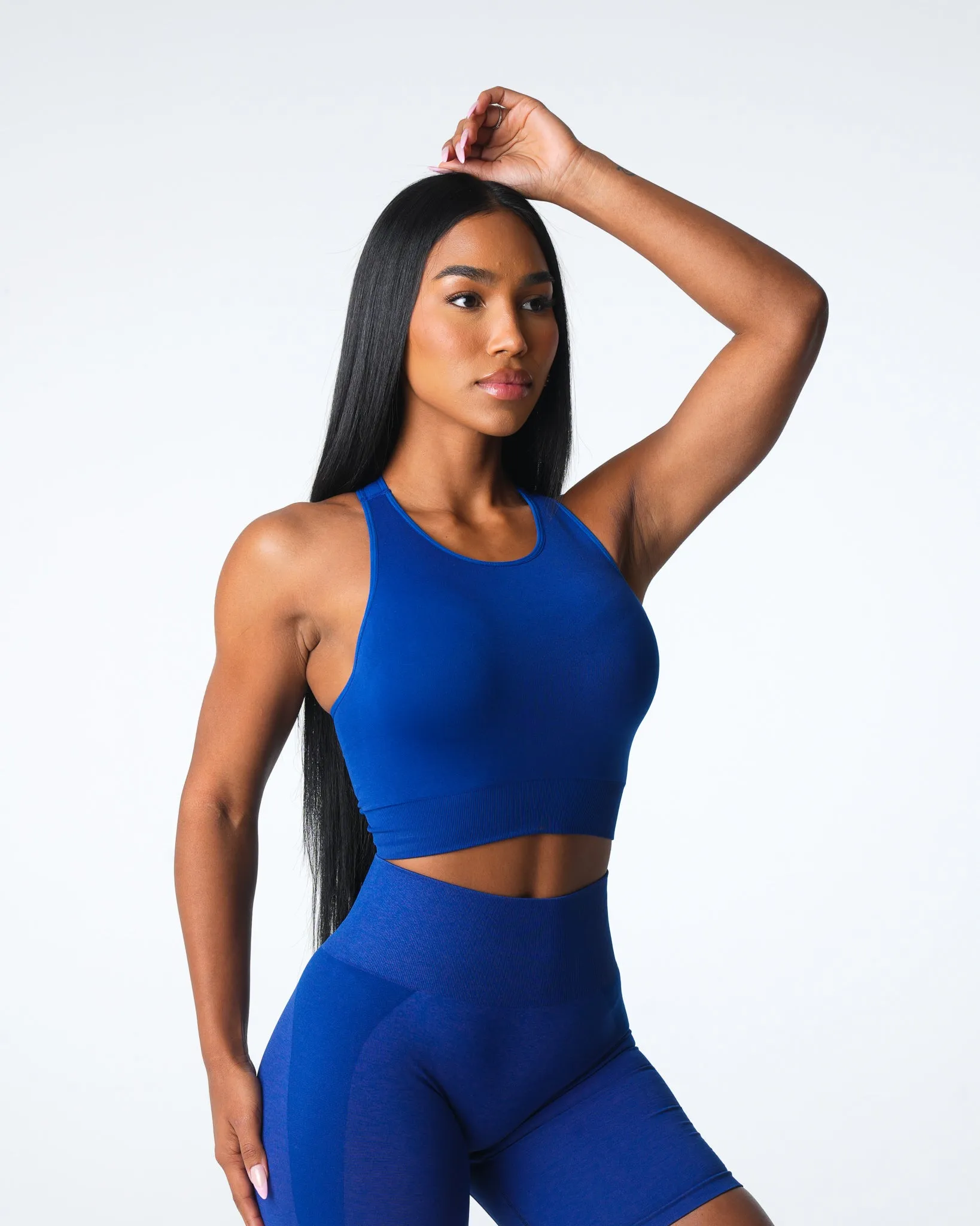 Azure Blue Resilience Seamless Bra sold by NVGTN product image thumbnail 3