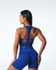 Azure Blue Resilience Seamless Bra sold by NVGTN
