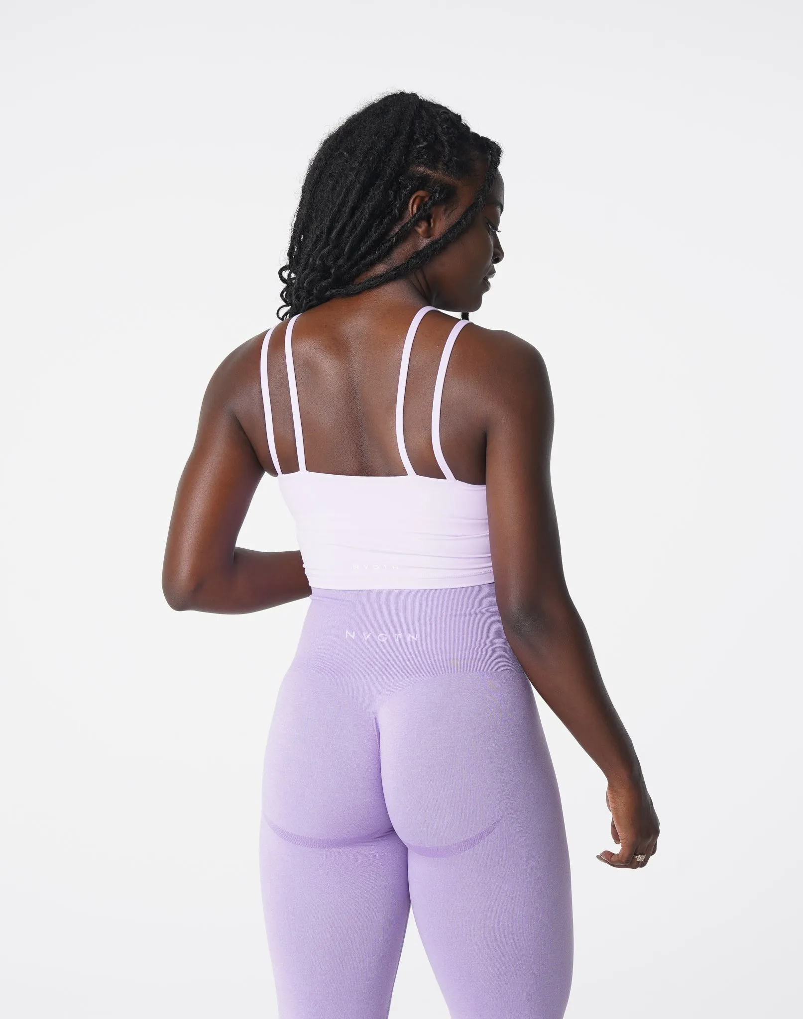 Lavender Poise Bra Top sold by NVGTN