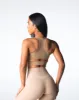 Beige Rise Seamless Bra sold by NVGTN