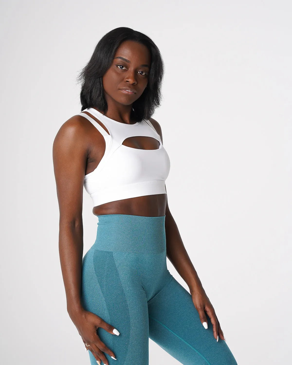 White Apex Bra sold by NVGTN product image thumbnail 3