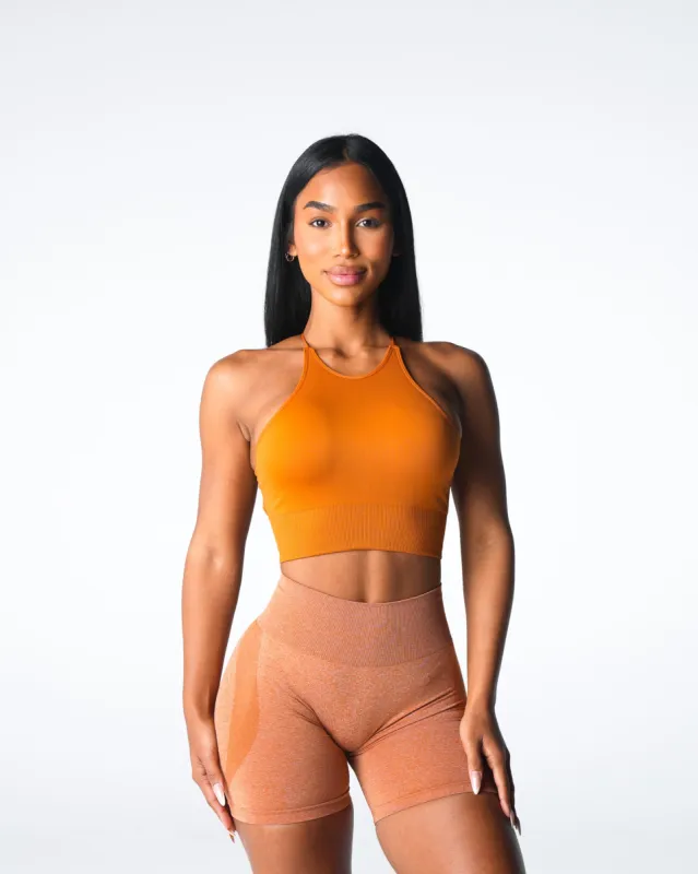 Terracotta Embrace Seamless Bra sold by NVGTN