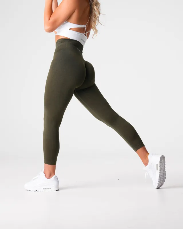 Olive Shape Seamless Leggings sold by NVGTN