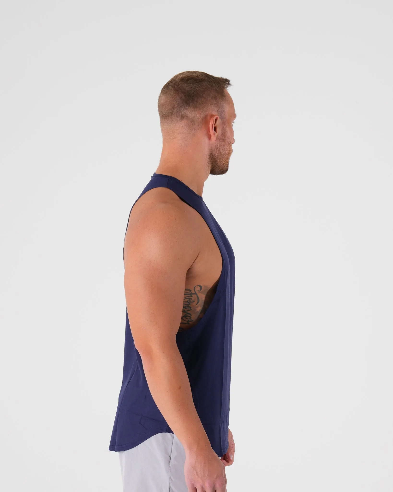 Navy Tech Edge Tank sold by NVGTN product image thumbnail 4