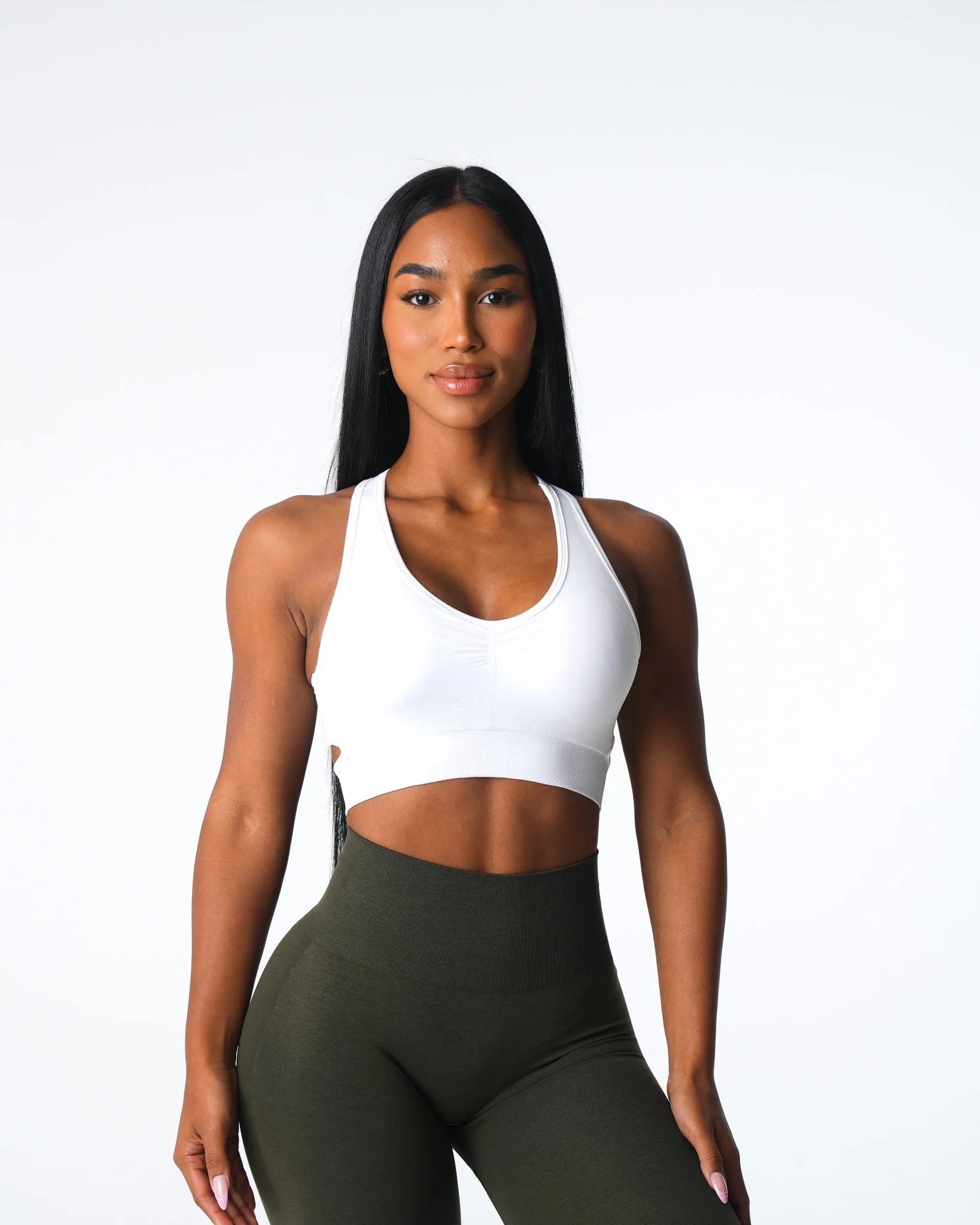 White Rise Seamless Bra sold by NVGTN product image thumbnail 2